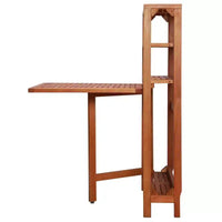 vidaXL Ensemble bistro pliant 3 pièces en bois d'acacia massif
