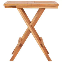 vidaXL Ensemble bistrot pliant 3 pièces en bois de teck massif