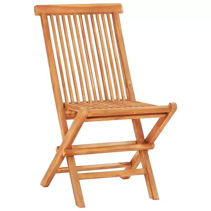 vidaXL Ensemble bistrot pliant 3 pièces en bois de teck massif