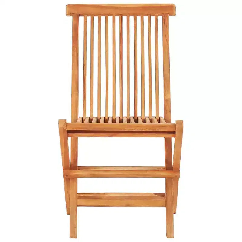 vidaXL Ensemble bistrot pliant 3 pièces en bois de teck massif