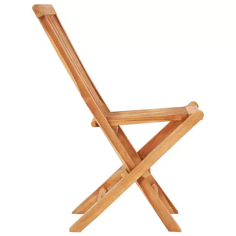 vidaXL Ensemble bistrot pliant 3 pièces en bois de teck massif