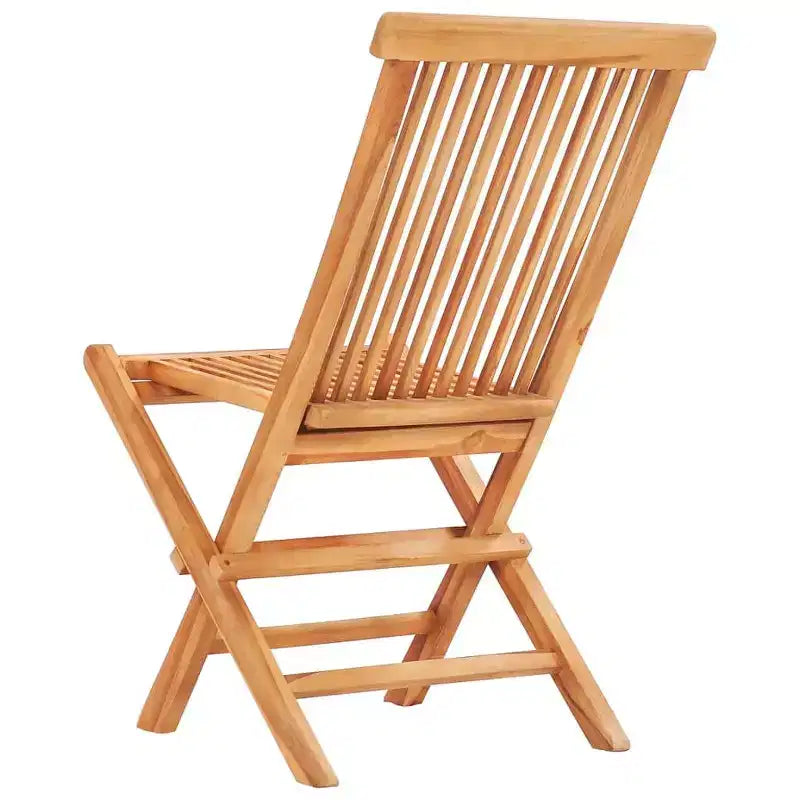 vidaXL Ensemble bistrot pliant 3 pièces en bois de teck massif