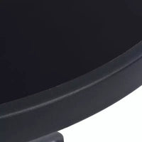 vidaXL Ensemble de Mobilier de Jardin Aluminium et Textilène Noir 5 Pièces