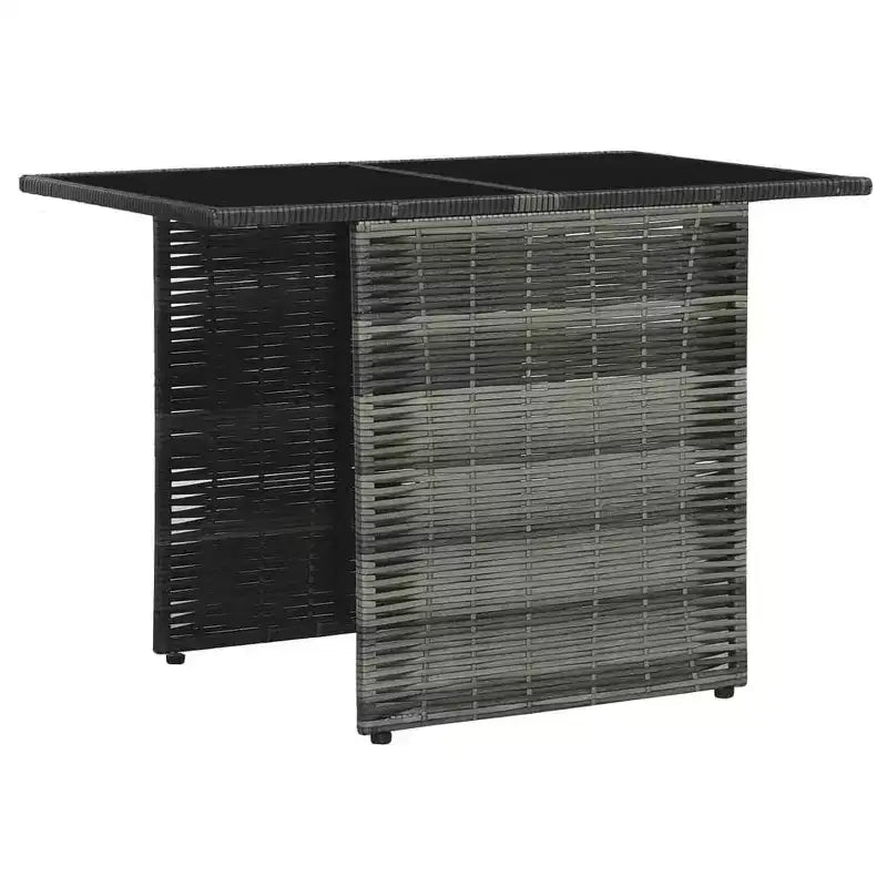 vidaXL Salon de jardin Gris et anthracite