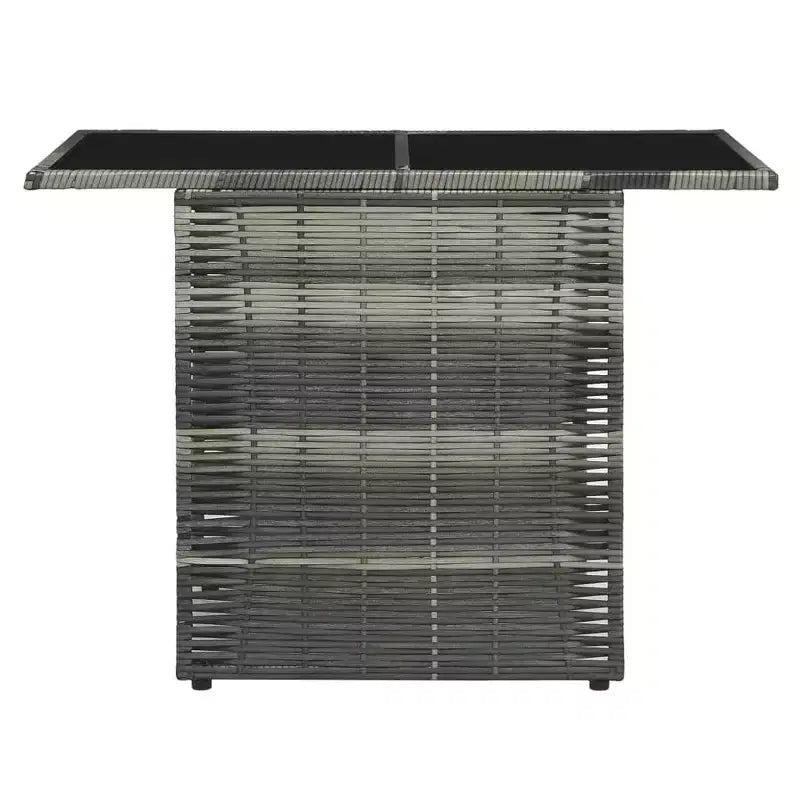 vidaXL Salon de jardin Gris et anthracite