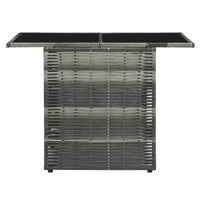 vidaXL Salon de jardin Gris et anthracite