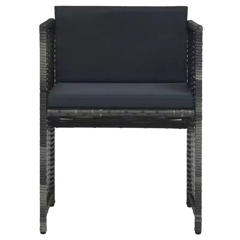 vidaXL Salon de jardin Gris et anthracite