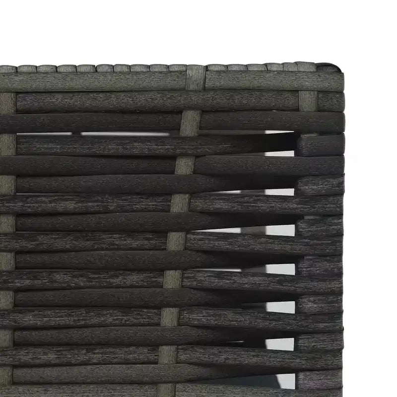 vidaXL Salon de jardin Gris et anthracite