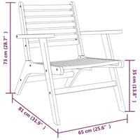vidaXL Ensemble bistro d'extérieur 3 pièces - mobilier de terrasse en bois d'acacia massif - chaises à lattes classiques avec table carrée - ensemble lounge de jardin marron
