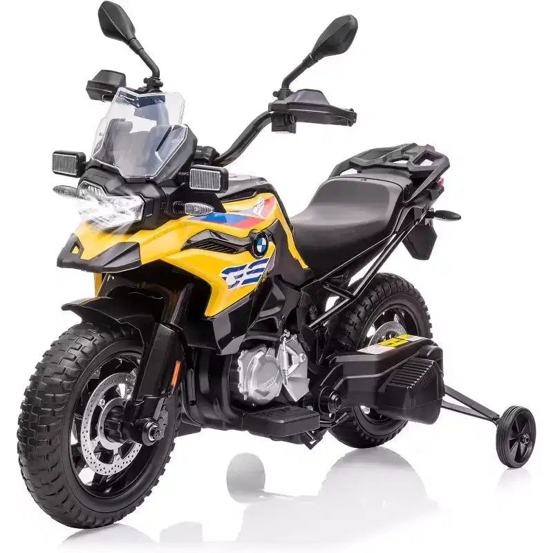 Moto porteur 12 V 7 Ah, moto enfant BMW sous licence, haute/basse vitesse, pneus EVA, phares LED, pour garçons et filles