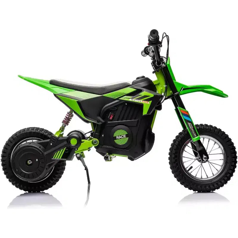 Moto électrique tout-terrain 24 V pour enfants Moteur 250 W Pneus gonflables Suspension métallique Vitesse max. 22 km/h Charge 63 kg pour les 6 ans et plus Jouet à piloter