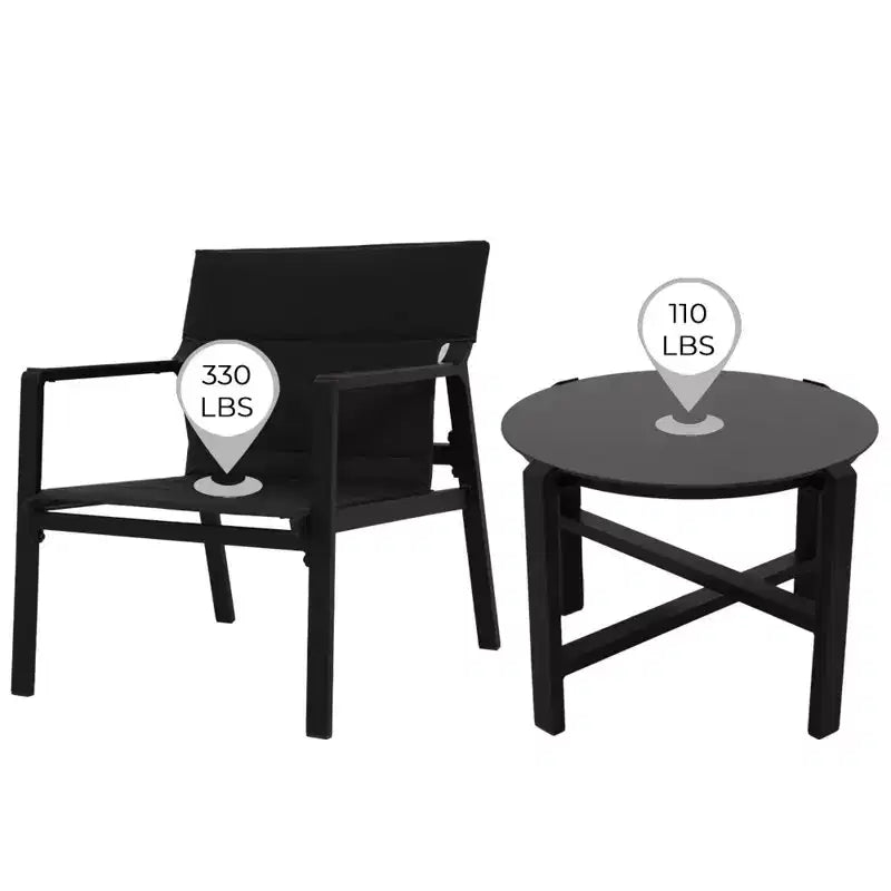 GRANDPATIO Rond 2 - Personnes 21.37 Ensemble Bistro Long