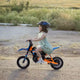 24V Kids Ride on Electric Off-Road Motorcycle,250W Motor 13.6MPH Fast Speed Dirt Bike Motocross,Leather Seat,Twist Grip Throttle,Metal Suspension