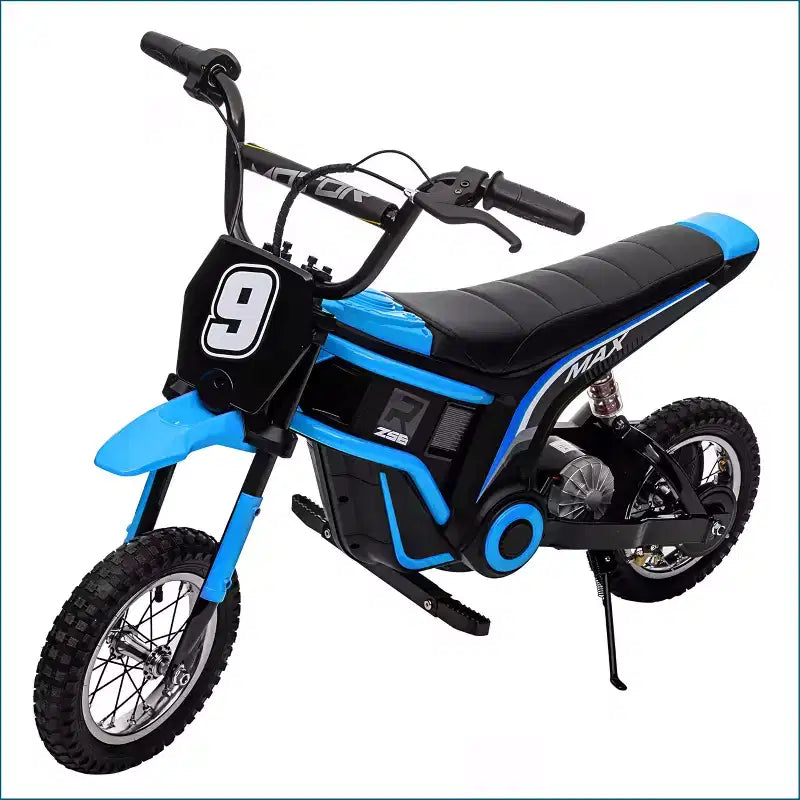 Moto électrique pour enfants, moto électrique 350 W – jusqu'à 23 km/h, 2 modes de vitesse pour enfants de 3 à 10 ans