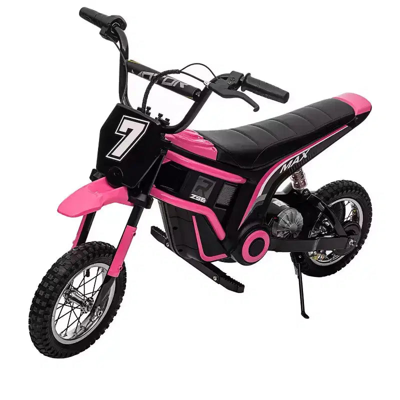 Moto électrique pour enfants, moto électrique 350 W – jusqu'à 23 km/h, 2 modes de vitesse pour enfants de 3 à 10 ans