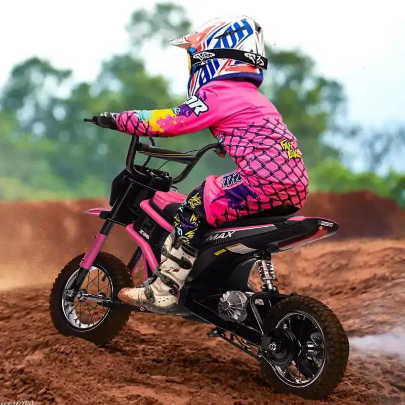 Moto électrique pour enfants, moto électrique 350 W – jusqu'à 23 km/h, 2 modes de vitesse pour enfants de 3 à 10 ans