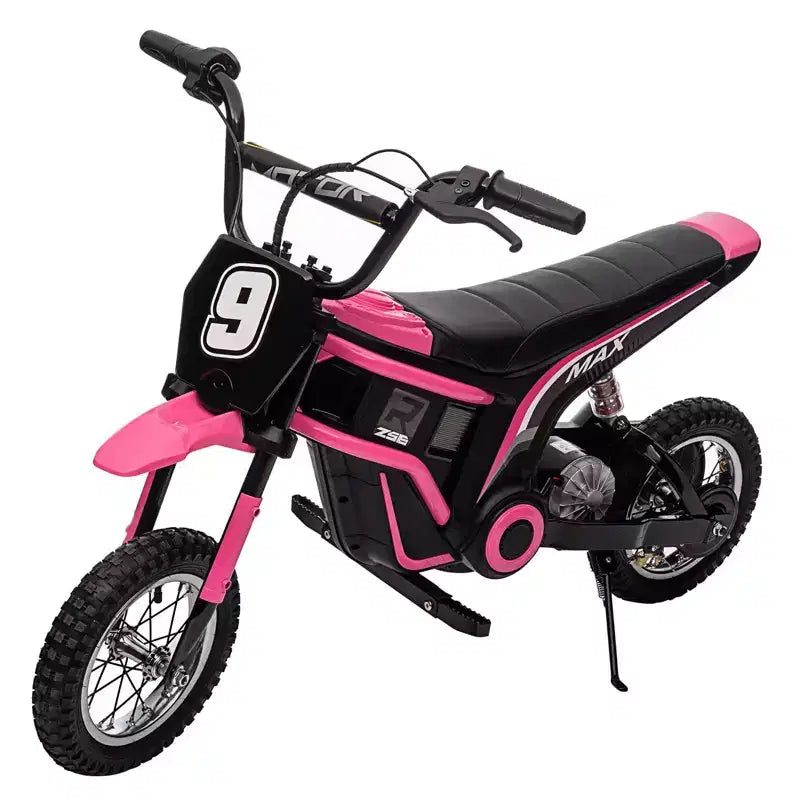 Moto électrique pour enfants, moto électrique 350 W – jusqu'à 23 km/h, 2 modes de vitesse pour enfants de 3 à 10 ans