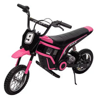 Moto électrique pour enfants, moto électrique 350 W – jusqu'à 23 km/h, 2 modes de vitesse pour enfants de 3 à 10 ans
