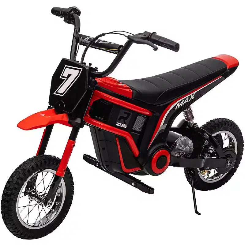 Moto électrique pour enfants, moto électrique 350 W – jusqu'à 23 km/h, 2 modes de vitesse pour enfants de 3 à 10 ans
