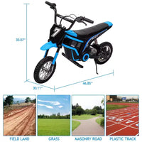Moto électrique pour enfants, moto électrique 350 W – jusqu'à 23 km/h, 2 modes de vitesse pour enfants de 3 à 10 ans