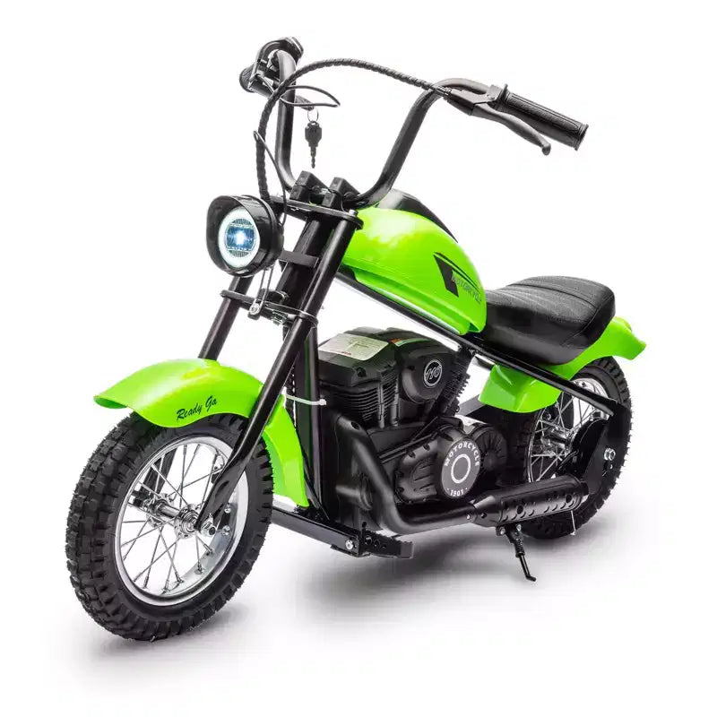 Moto de cross électrique 24V pour enfants - Moto tout-terrain de 22 km/h pour 6-12 ans, moteur puissant 250W, autonomie de 60 min, suspension hydraulique, max 61 kg