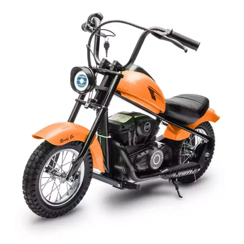 Moto de cross électrique 24V pour enfants - Moto tout-terrain de 22 km/h pour 6-12 ans, moteur puissant 250W, autonomie de 60 min, suspension hydraulique, max 61 kg