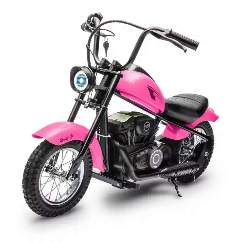 Moto de cross électrique 24V pour enfants - Moto tout-terrain de 22 km/h pour 6-12 ans, moteur puissant 250W, autonomie de 60 min, suspension hydraulique, max 61 kg