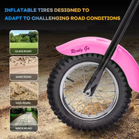 Moto de cross électrique 24V pour enfants - Moto tout-terrain de 22 km/h pour 6-12 ans, moteur puissant 250W, autonomie de 60 min, suspension hydraulique, max 61 kg