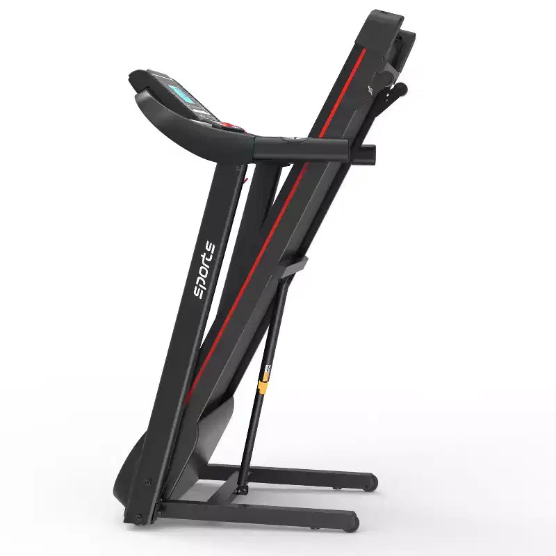 Tapis de course pliable avec inclinaison manuelle, 5 écrans et capacité de 113 kg