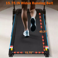 Tapis de course pliable Whisen Home avec plateforme rembourrée