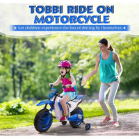 Sandinrayli Moto Électrique pour Enfants 12V Moto Cross Voiture Électrique Batterie Motocross Tout-Terrain