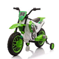 Sandinrayli Moto Électrique pour Enfants 12V Moto Cross Voiture Électrique Batterie Motocross Tout-Terrain