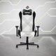Chaise de jeu Techni Sport RTA-TS68C-WHT Comfort Edge, blanche