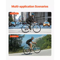 Vélo de route VEVOR, roues de 700C, vélo de course, vélo de route urbain L-TWOO 14 vitesses avec cadre léger en alliage d'aluminium, gris