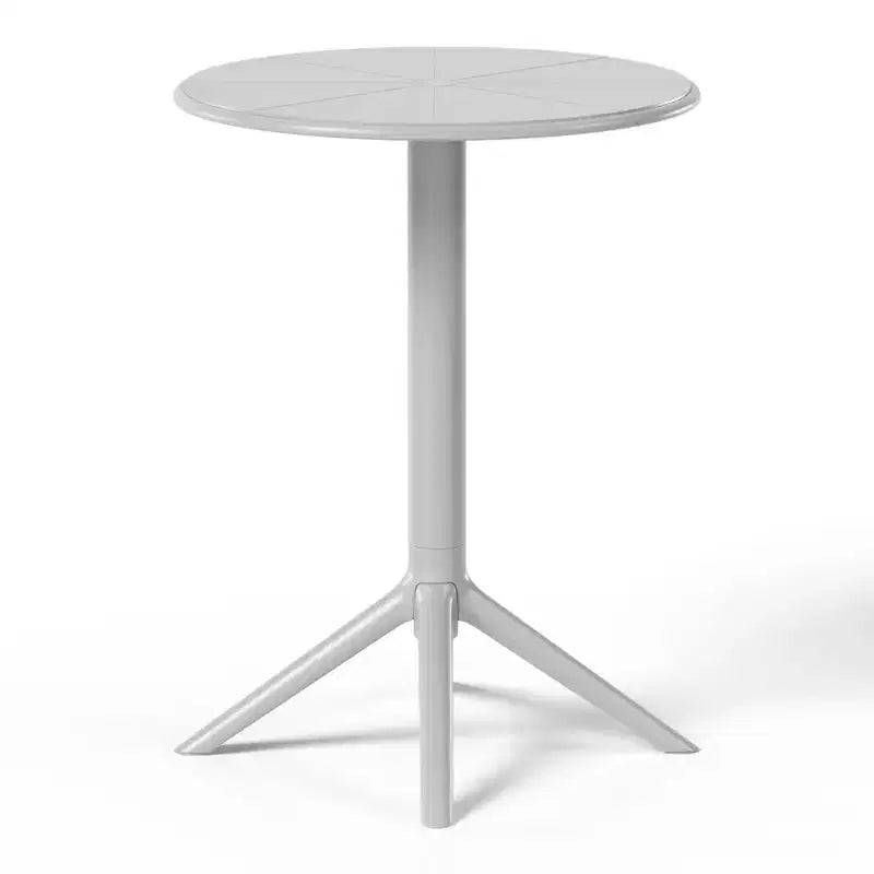 WestinTrends Playa Ensemble de bistrot 3 pièces en résine pour extérieur avec chaises de salle à manger de terrasse empilables