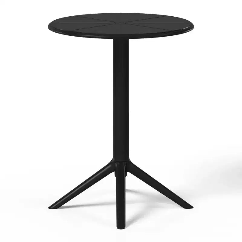 WestinTrends Playa Ensemble de bistrot 3 pièces en résine pour extérieur avec chaises de salle à manger de terrasse empilables