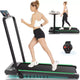 Tapis de course KRISRATE avec inclinaison, écran tactile et montre de commande à distance pour la maison, tapis de marche pliable avec barre de maintien, tapis de course sous le bureau 3,5 CV 12 km/h