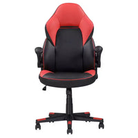 Okak Chaise de jeu ergonomique à accoudoirs réglables, chaises de bureau avec pivot à 360 degrés et contrôle d'inclinaison, chaise criss-cross pour salle de jeu, études, noir