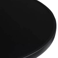 vidaXL Ensemble bistro Noir Aluminium thermolaqué, textilène, verre, acier