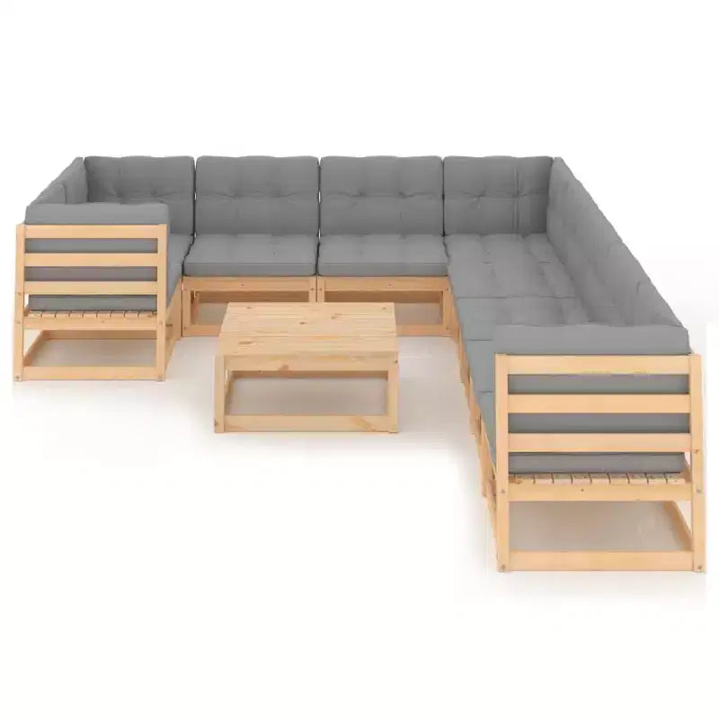 vidaXL Salon de bar de jardin en résine tressée avec tabourets et coussins