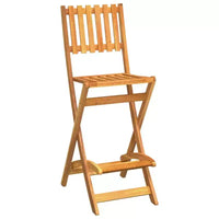 vidaXL Ensemble bistrot d'extérieur Table et chaises de bistrot Bois d'acacia massif