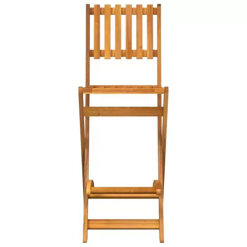 vidaXL Ensemble bistrot d'extérieur Table et chaises de bistrot Bois d'acacia massif