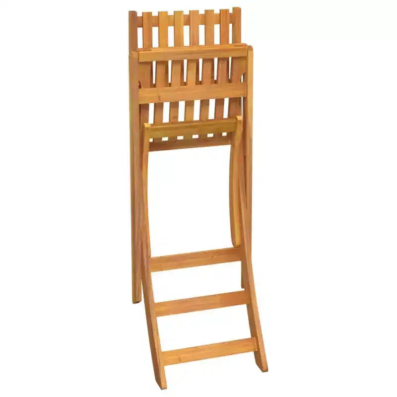 vidaXL Ensemble bistrot d'extérieur Table et chaises de bistrot Bois d'acacia massif