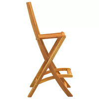 vidaXL Ensemble bistrot d'extérieur Table et chaises de bistrot Bois d'acacia massif