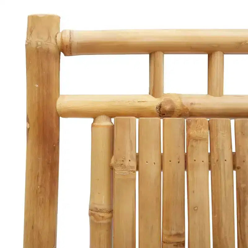 vidaXL Ensemble de bistro Bambou naturel 2 places Ensemble de bistro pliable
