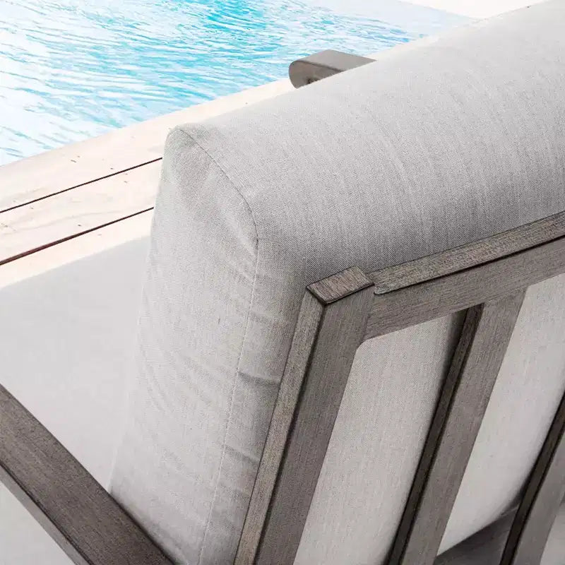 HAPPATIO Ensemble bistro d'extérieur en aluminium, 3 pièces, chaises de terrasse pivotantes avec coussins et table d'appoint, ensemble de mobilier de terrasse pour arrière-cour, porche (Gris)