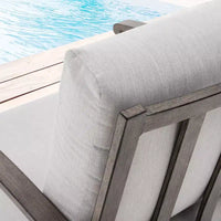 HAPPATIO Ensemble bistro d'extérieur en aluminium, 3 pièces, chaises de terrasse pivotantes avec coussins et table d'appoint, ensemble de mobilier de terrasse pour arrière-cour, porche (Gris)