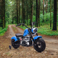 COZONY Moto électrique pour enfants 36V, moteur sans balais 350W, 26,5 km/h, avec roues stabilisatrices