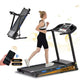 Tapis de course électrique pliable FYC, capacité de poids de 150 kg avec inclinaison automatique de 15 %, moteur 3,5 CV, vitesse max. 16 km/h, Bluetooth, application, capteur de fréquence cardiaque