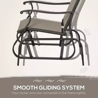 Ensemble de bistrot 3 pièces avec cadres en acier, table à plateau en verre trempé pour patio, jardin, pelouse
